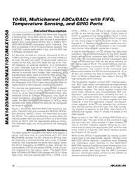 MAX1058BETM+T Datasheet Page 18