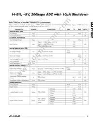 MAX1062ACUB+T Datasheet Page 3