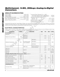 MAX1067BEEE+T Datasheet Page 2