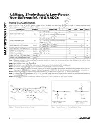 MAX1070CTC+T Datasheet Page 4