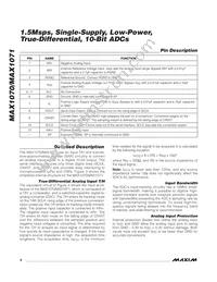 MAX1070CTC+T Datasheet Page 8