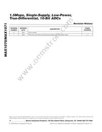MAX1070CTC+T Datasheet Page 18