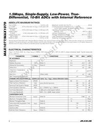 MAX1079CTC+T Datasheet Page 2