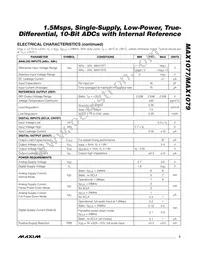 MAX1079CTC+T Datasheet Page 3