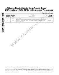 MAX1079CTC+T Datasheet Page 18