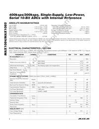 MAX1085ACSA+T Datasheet Page 2