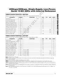 MAX1085ACSA+T Datasheet Page 5