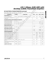 MAX108CHC-D Datasheet Page 3