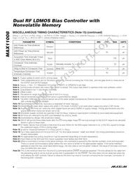 MAX11008BETM+T Datasheet Page 8