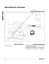 MAX11041ETC+T Datasheet Page 16