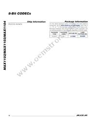 MAX1104EUA+W Datasheet Page 16