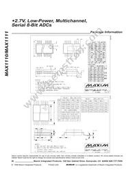 MAX1110EAP+TG52 Datasheet Page 20