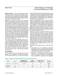 MAX11156ETC+ Datasheet Page 13