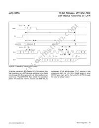 MAX11156ETC+ Datasheet Page 19