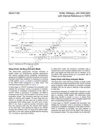 MAX11156ETC+ Datasheet Page 21