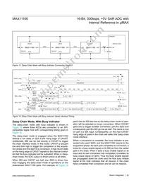 MAX11160ETB+T Datasheet Page 22