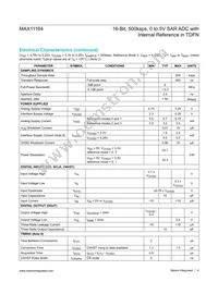 MAX11164ETC+T Datasheet Page 4