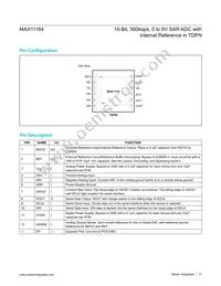 MAX11164ETC+T Datasheet Page 11