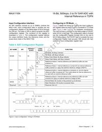 MAX11164ETC+T Datasheet Page 16