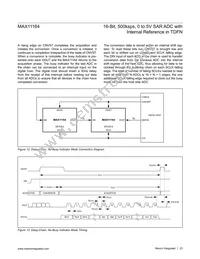 MAX11164ETC+T Datasheet Page 23