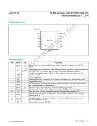 MAX11165ETC+T Datasheet Page 11