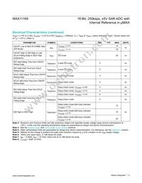 MAX11169EUB+T Datasheet Page 5