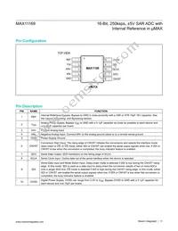 MAX11169EUB+T Datasheet Page 11