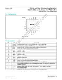 MAX11190ATE+T Datasheet Page 10