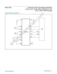 MAX11190ATE+T Datasheet Page 11