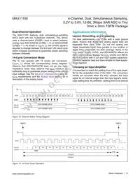MAX11190ATE+T Datasheet Page 15