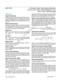 MAX11190ATE+T Datasheet Page 17
