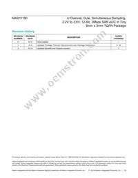 MAX11190ATE+T Datasheet Page 19