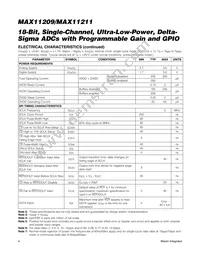 MAX11209EEE+T Datasheet Page 4