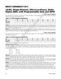 MAX11209EEE+T Datasheet Page 20