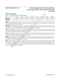 MAX11213EEE+T Datasheet Page 17