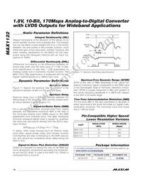 MAX1122BEGK+TD Datasheet Page 16