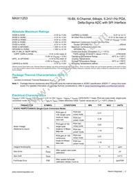 MAX11253ATJ+T Datasheet Page 2