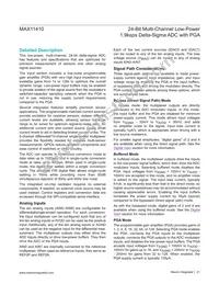 MAX11410ATI+T Datasheet Page 21