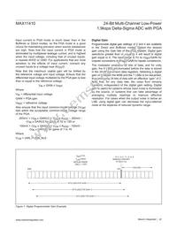 MAX11410ATI+T Datasheet Page 22