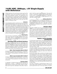 MAX1142BCAP+T Datasheet Page 16
