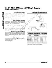 MAX1142BCAP+T Datasheet Page 18