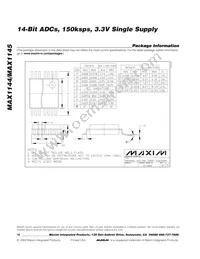 MAX1145BEAP+ Datasheet Page 18