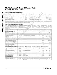 MAX1148BEUP+T Datasheet Page 2