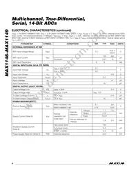MAX1148BEUP+T Datasheet Page 4