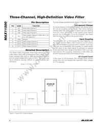 MAX11500USA+T Datasheet Page 4