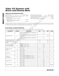 MAX11503EUA+T Datasheet Page 2