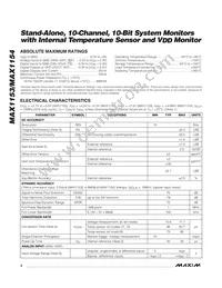 MAX1153BEUE+T Datasheet Page 2