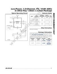 MAX11647EUA+T Datasheet Page 21