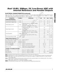 MAX1184ECM+TD Datasheet Page 5