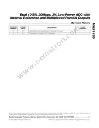 MAX1185ECM+ Datasheet Page 21